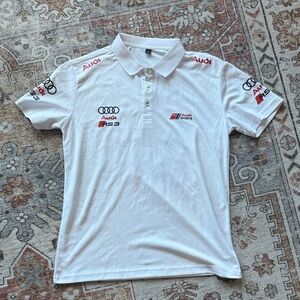 Audi White Polo Shirt for Men